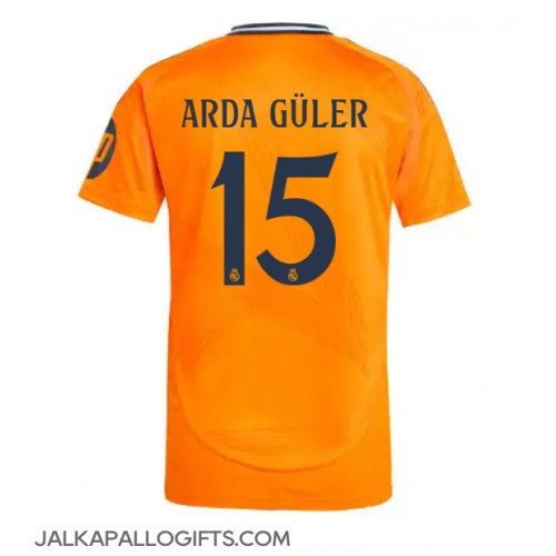 Real Madrid Arda Guler #15 Vieraspaita 2024-25 Lyhythihainen